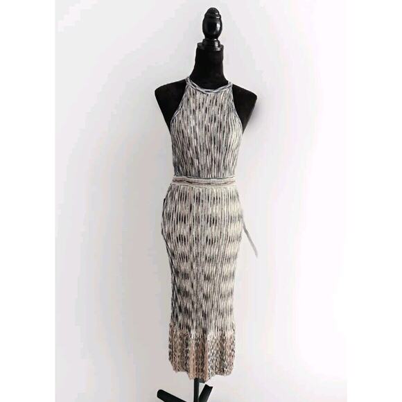 I.N.C. International Concepts Knit Halter Top & Fringe-Trim Midi Skirt L Nwt - Picture 2 of 12